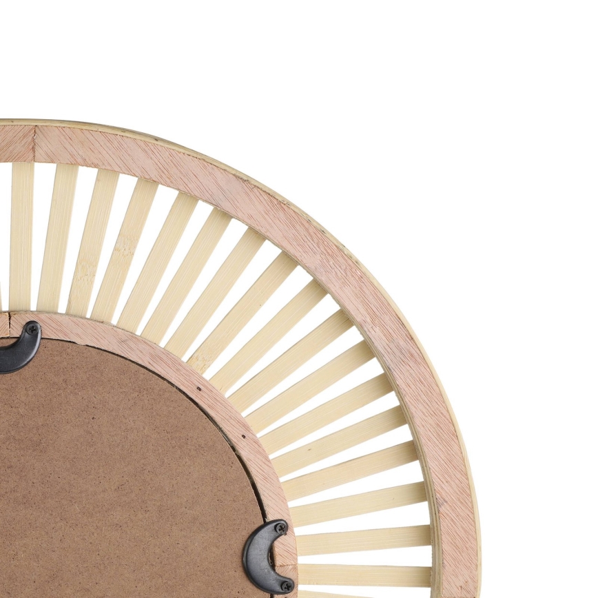 Eglo 425037 - Espelho de parede MITSUKE, Ø 40 cm, bambu