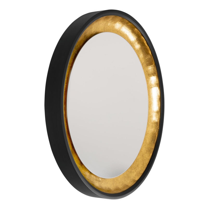 Eglo 425062 - Espelho de parede BONTANG diâmetro 90 cm preto/dourado