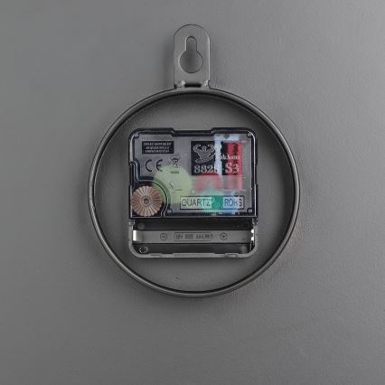 Eglo - Relógio de parede 1xAA diâmetro 30 cm preto