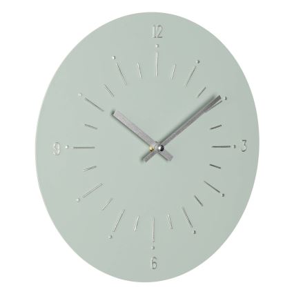 Eglo - Relógio de parede 1xAA diâmetro 30 cm verde