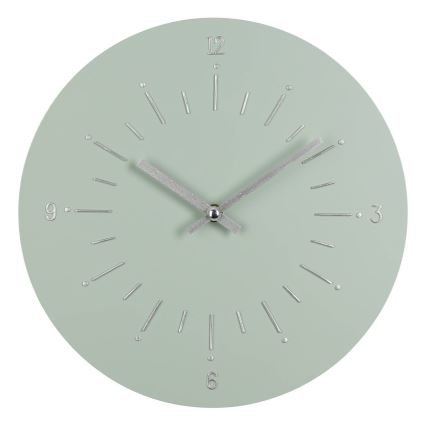 Eglo - Relógio de parede 1xAA diâmetro 30 cm verde