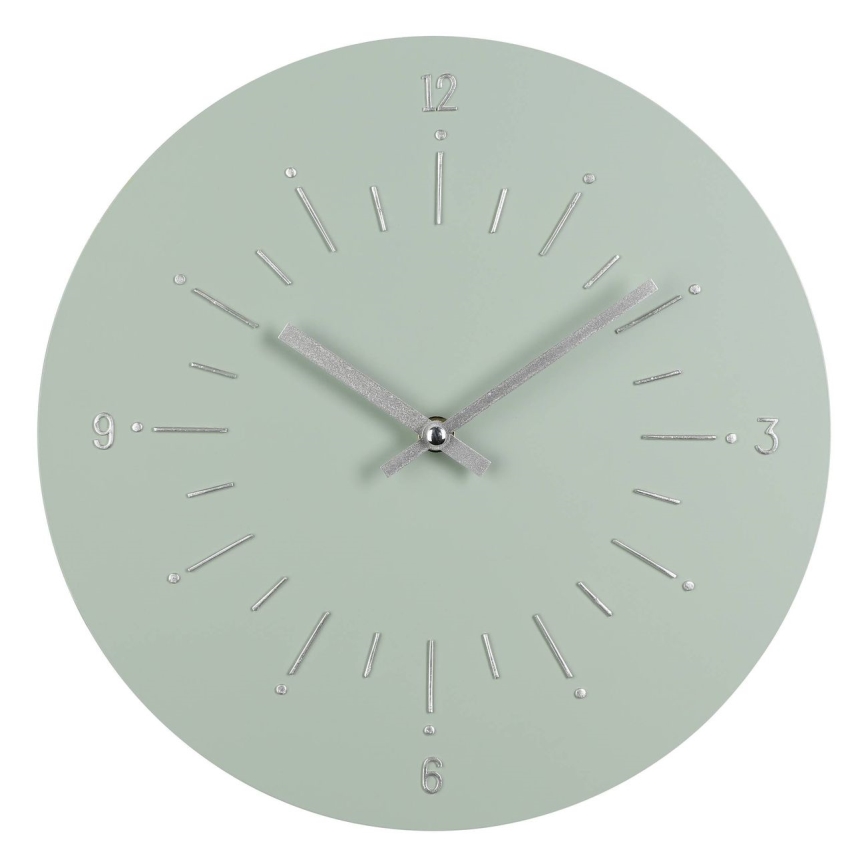 Eglo - Relógio de parede 1xAA diâmetro 30 cm verde