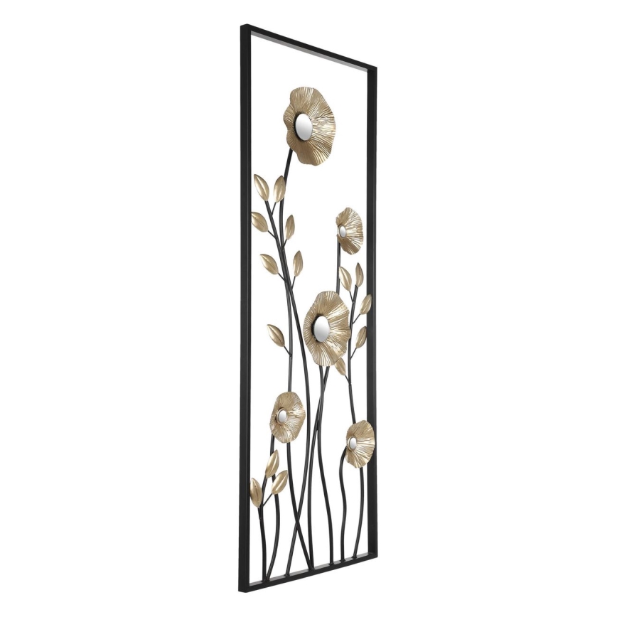 Eglo - Decoração de parede 100x38,5 cm preto/dourado