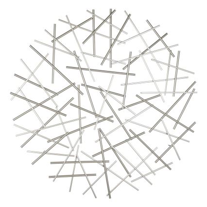 Eglo -  Decoração de parede diâmetro 81 cm cromado mate