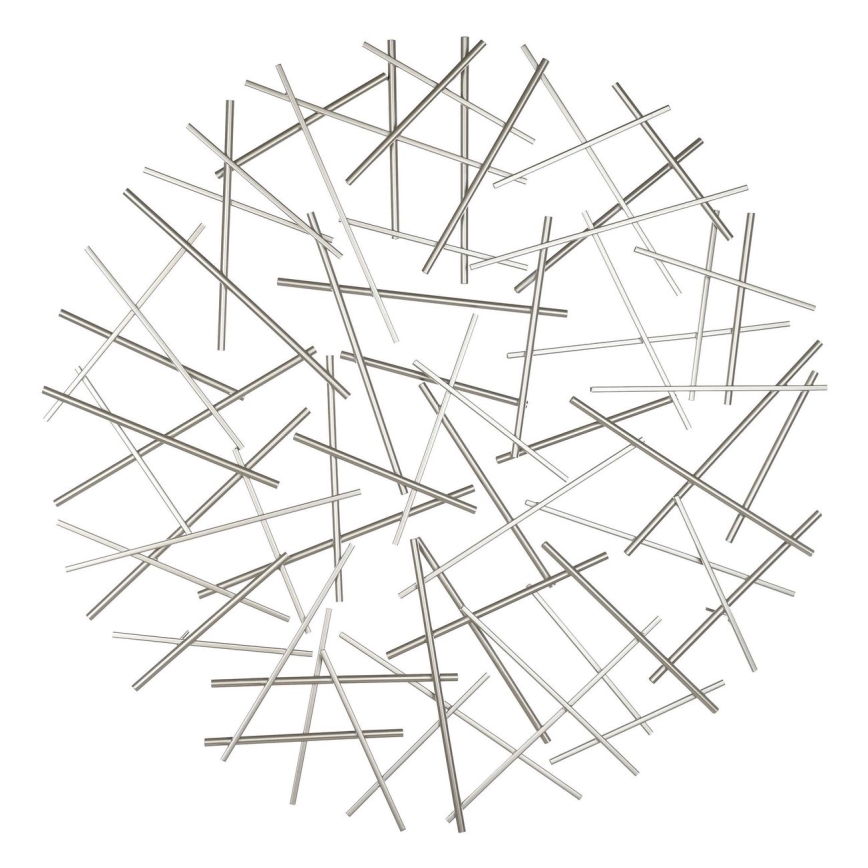 Eglo -  Decoração de parede diâmetro 81 cm cromado mate