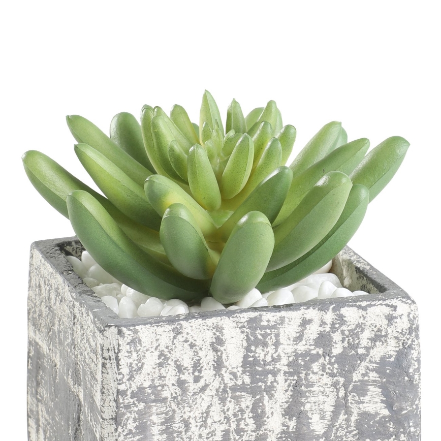 Eglo - Planta artificial num vaso 12x7,5 cm suculento