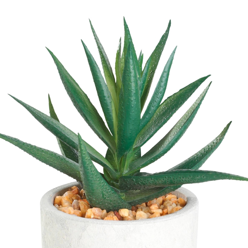 Eglo - Planta artificial num vaso 15,5x10 cm suculento