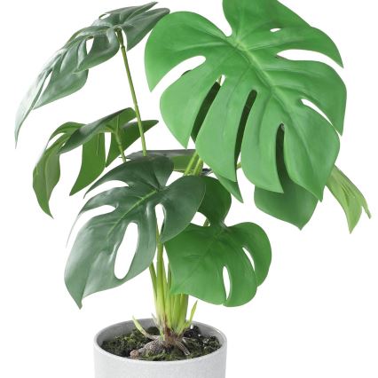 Eglo - Planta artificial num vaso 42x30 cm monstera