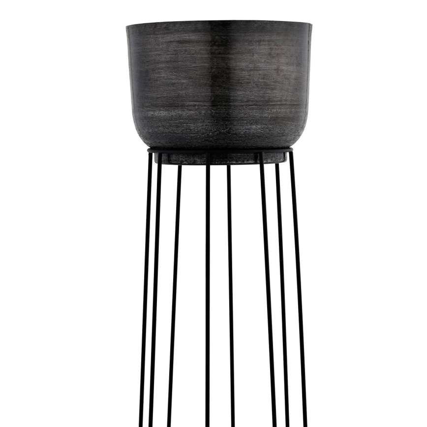Eglo - CONJUNTO 3x Floreiras de metal preto