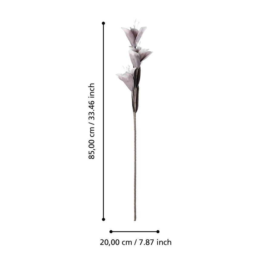 Eglo - Flor artificial 85 cm roxo