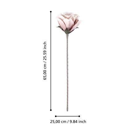 Eglo - Flor artificial 65 cm rosa