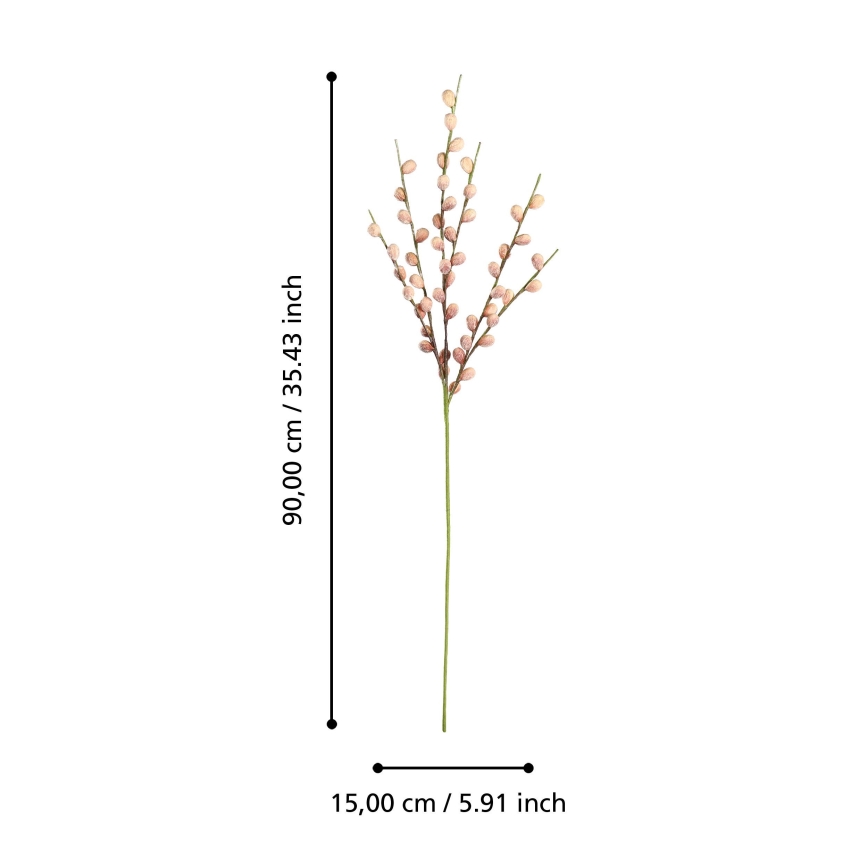 Eglo - Flor artificial 90 cm rosa