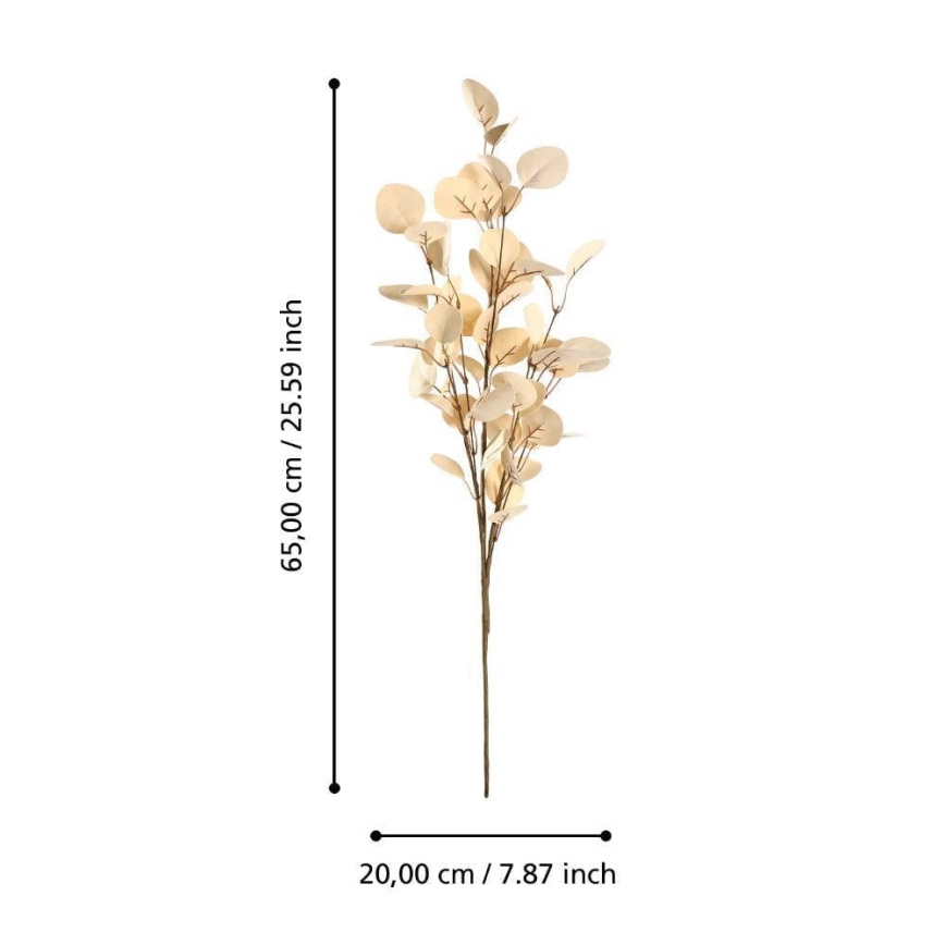 Eglo - Flor artificial 65 cm dourado