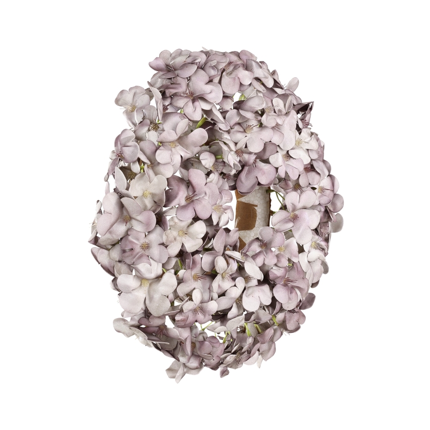 Eglo - Grinalda de flores artificiais diâmetro 35 cm roxo