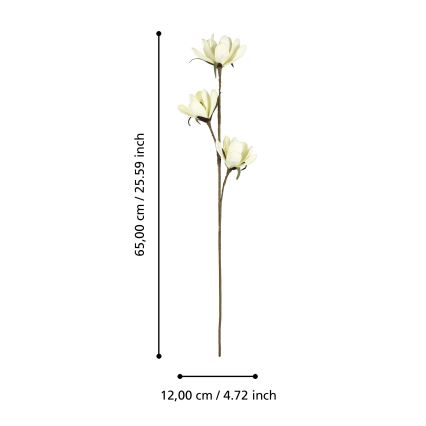 Eglo - Flor artificial 65 cm amarelo