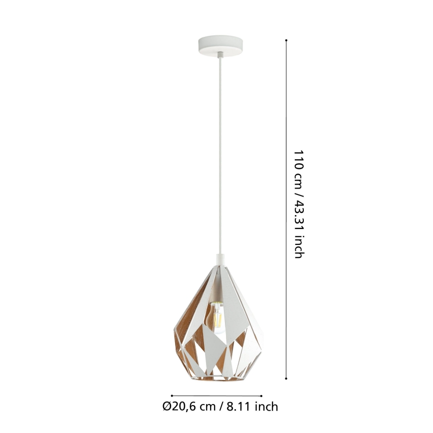 Eglo - Candelabro num fio 1xE27/60W/230V