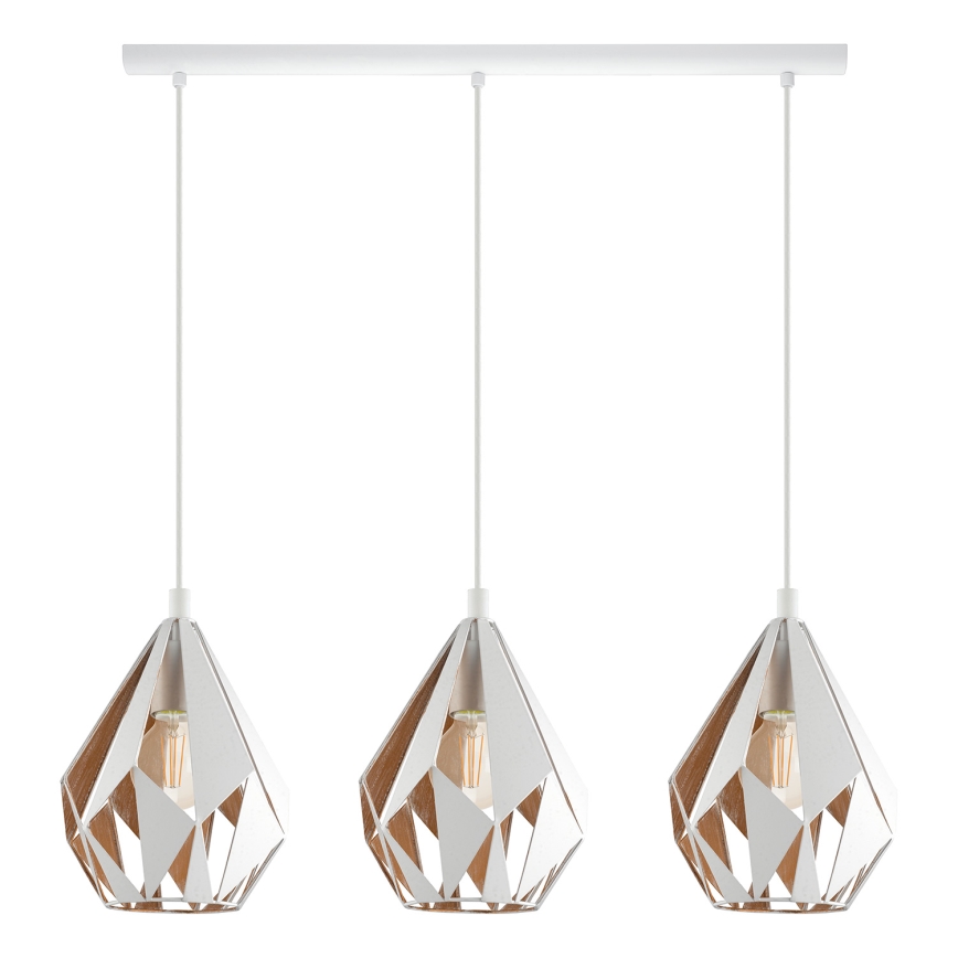 Eglo - Candelabro num fio 3xE27/60W/230V