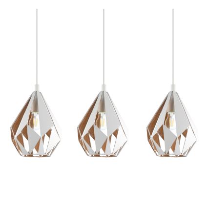 Eglo - Candelabro num fio 3xE27/60W/230V