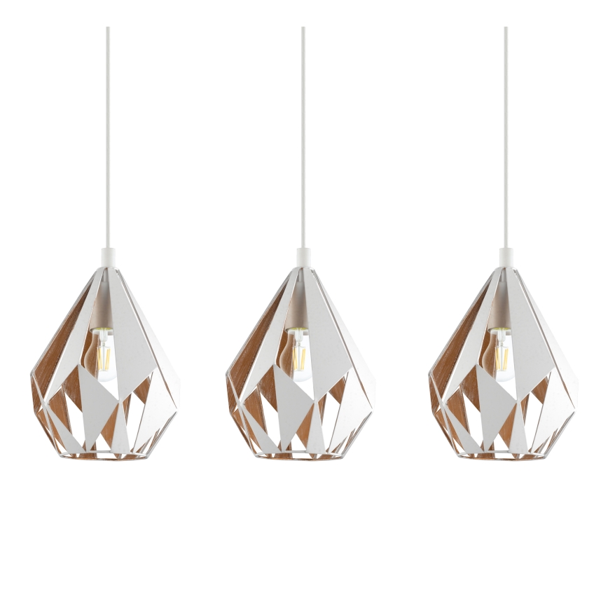 Eglo - Candelabro num fio 3xE27/60W/230V
