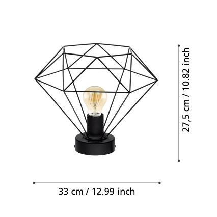 Eglo - Candelabro integrado 1xE27/60W/230V