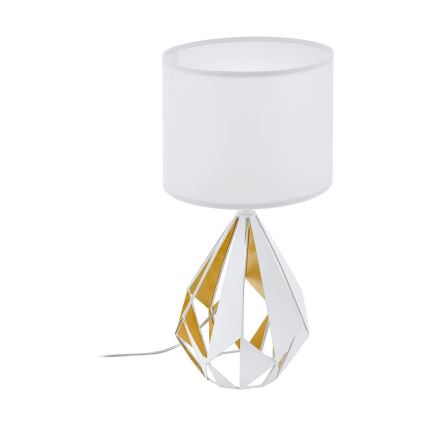 Eglo 43078 - Lâmpada de mesa CARLTON 1xE27/60W/230V