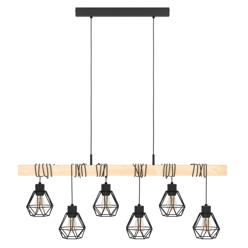 Eglo - Candelabro num fio TOWNSHEND 6xE27/60W/230V