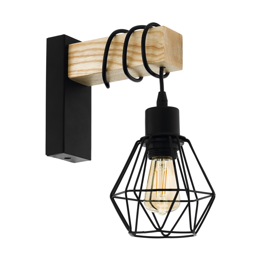 Eglo - Luz de parede TOWNSHEND 1xE27/60W/230V