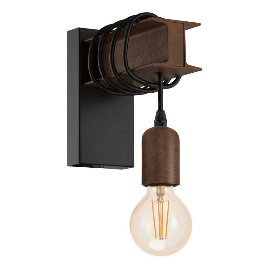 Eglo - Luz de parede TOWNSHEND 1xE27/10W/230V