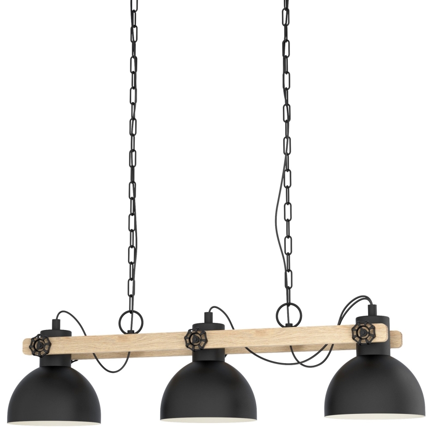 Eglo - Candelabro numa corrente 3xE27/28W/230V