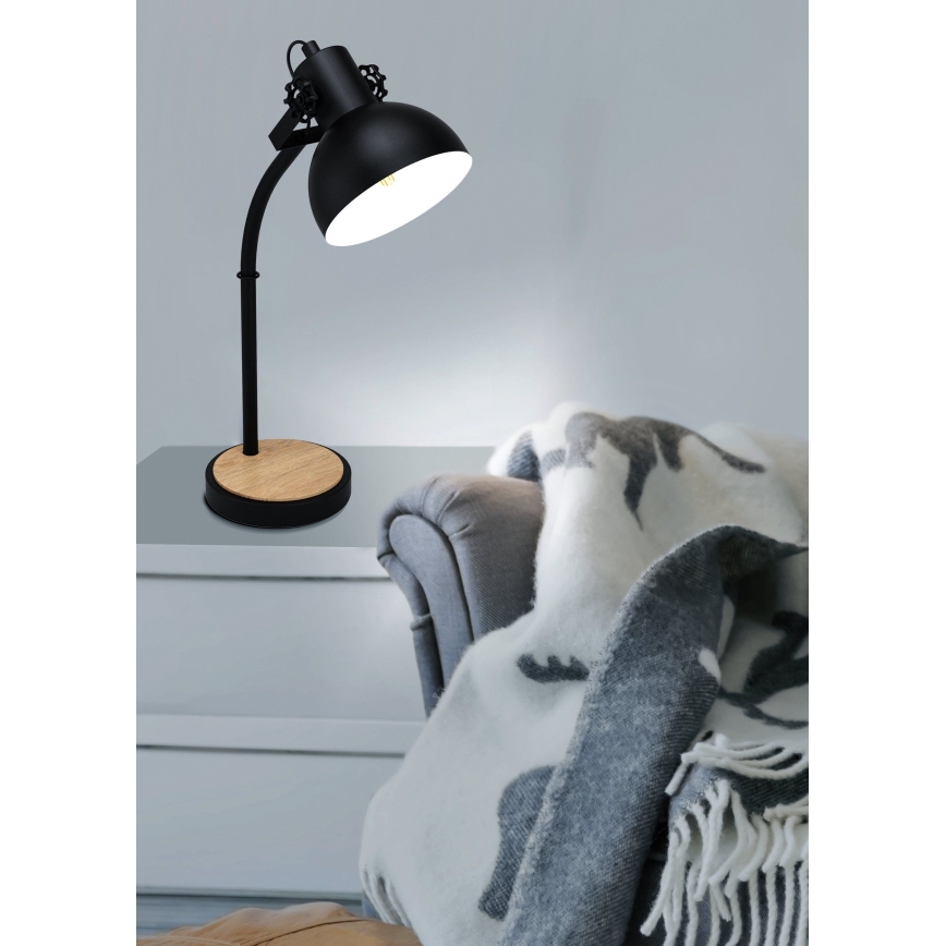 Eglo 43165 - Lâmpada de mesa LUBENHAM 1xE27/28W/230V