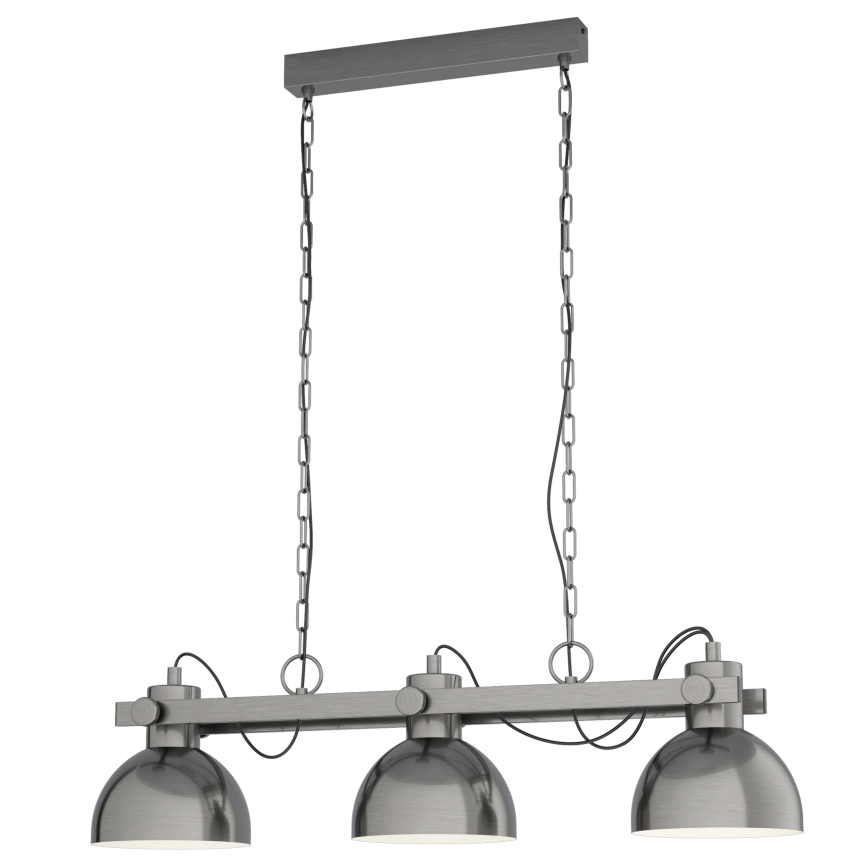 Eglo - Candelabro numa corrente 3xE27/28W/230V