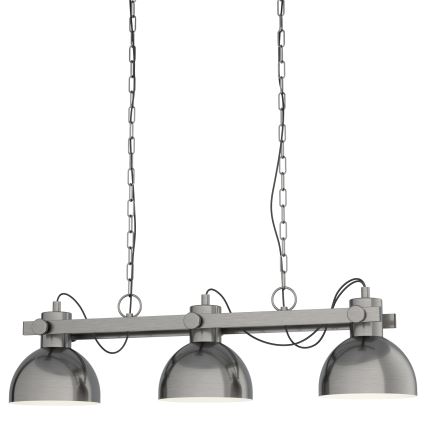 Eglo - Candelabro numa corrente 3xE27/28W/230V