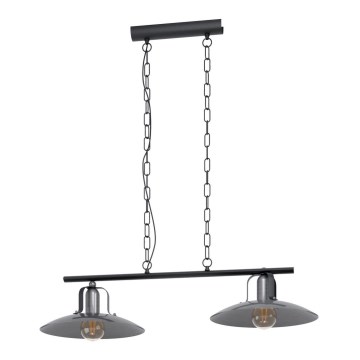 Eglo 43204 - Candelabro numa corrente KENILWORTH 2xE27/28W/230V