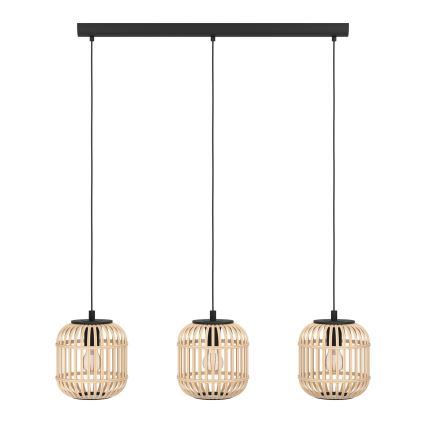 Eglo - Candelabro num fio 3xE27/28W/230V