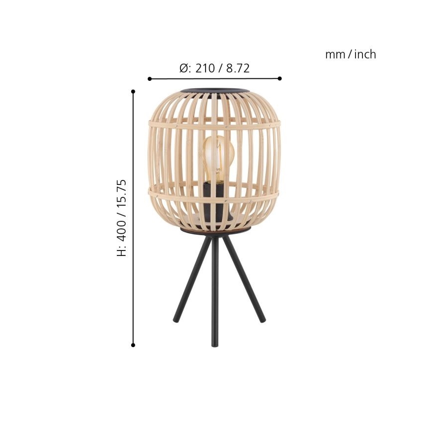 Eglo - Lâmpada de mesa 1xE27/28W/230V