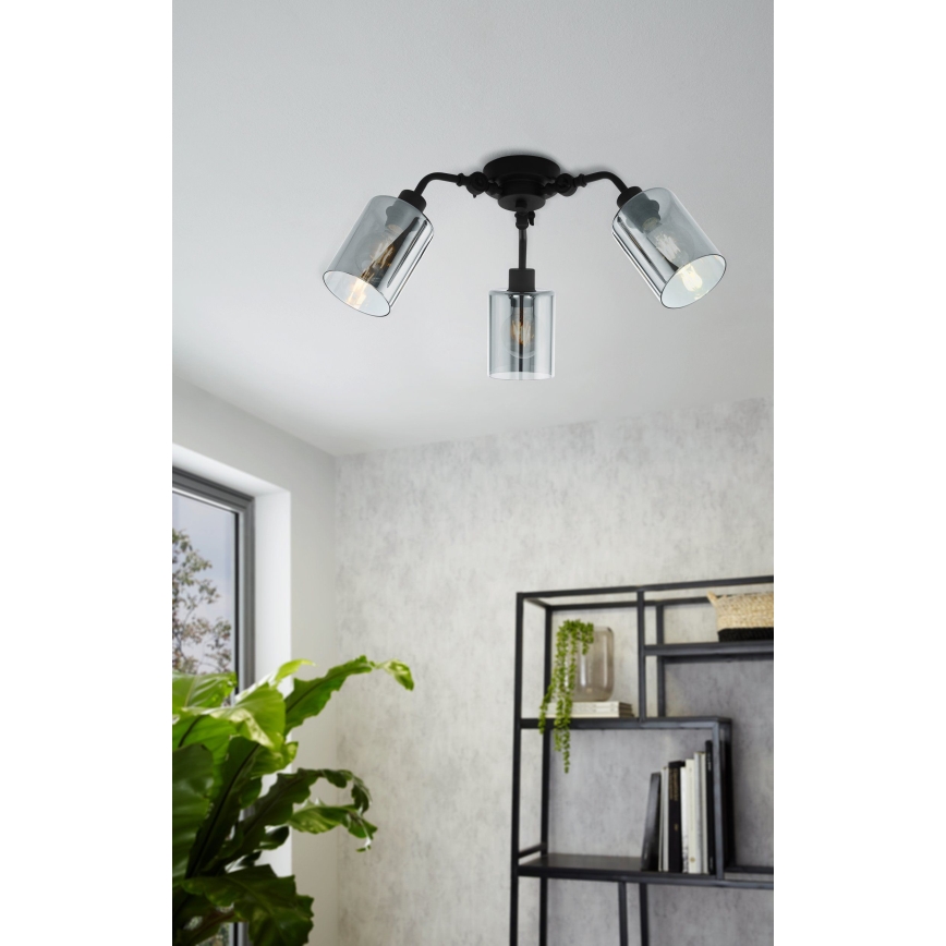 Eglo - Candelabro integrado 3xE27/40W/230V