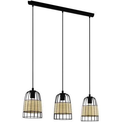 Eglo - Candelabro num fio 3xE27/40W/230V