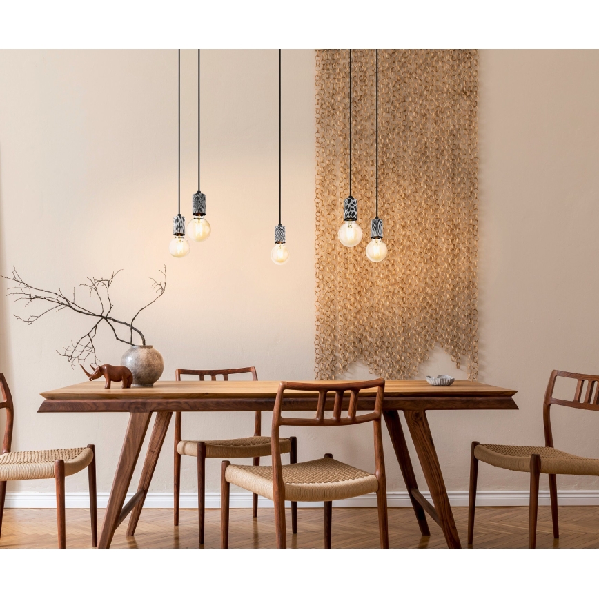 Eglo - Candelabro num fio 5xE27/10W/230V
