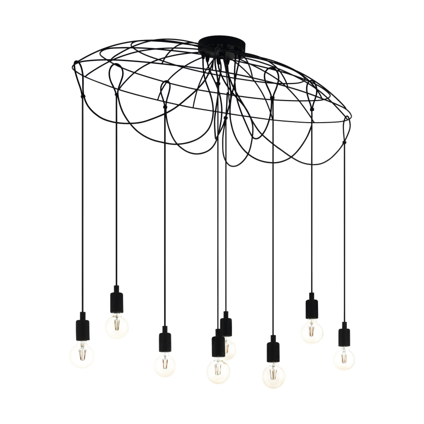 Eglo - Candelabro num fio 8xE27/40W/230V