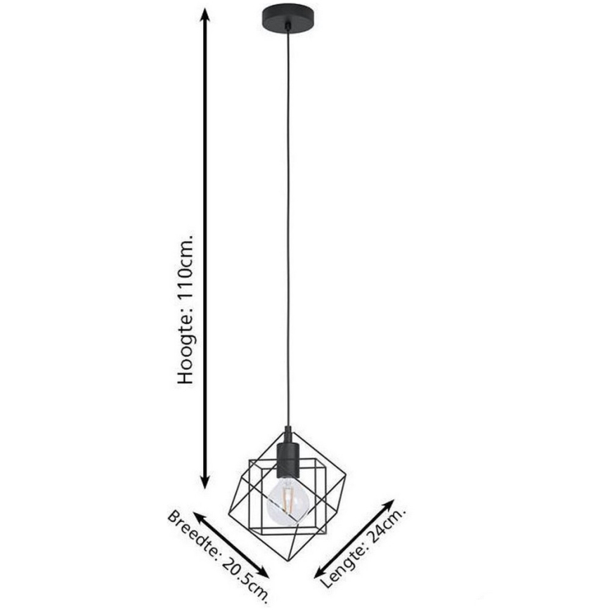 Eglo - Candelabro num fio 1xE27/60W/230V