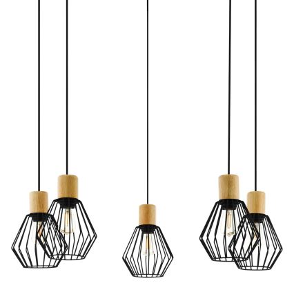 Eglo - Candeeiro suspenso 5xE27/60W/230V aranha