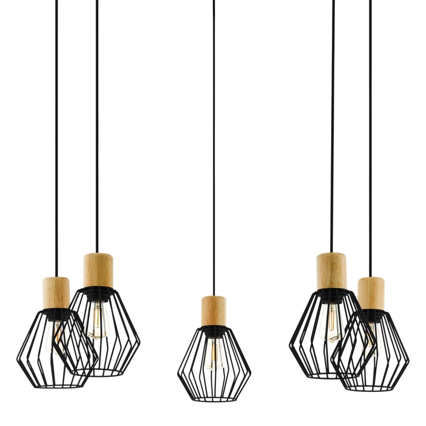 Eglo - Candeeiro suspenso 5xE27/60W/230V aranha