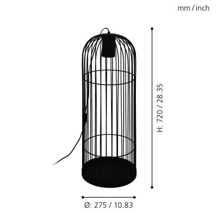 Eglo - Candeeiro de chão LED 1xGU10/4,6W/230V