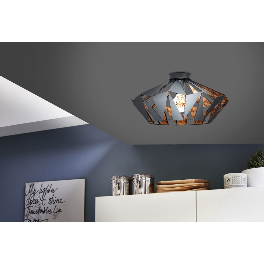 Eglo - Luz de teto 1xE27/60W/230V