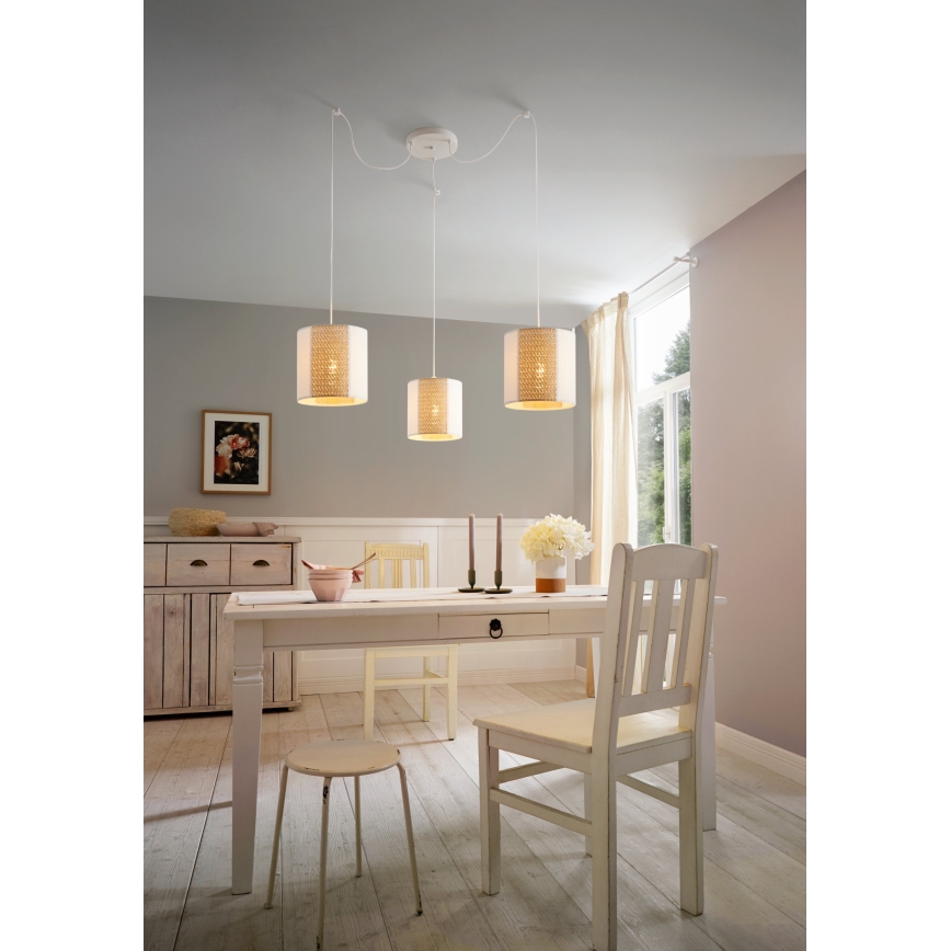 Eglo - Candeeiro suspenso 3xE27/40W/230V aranha