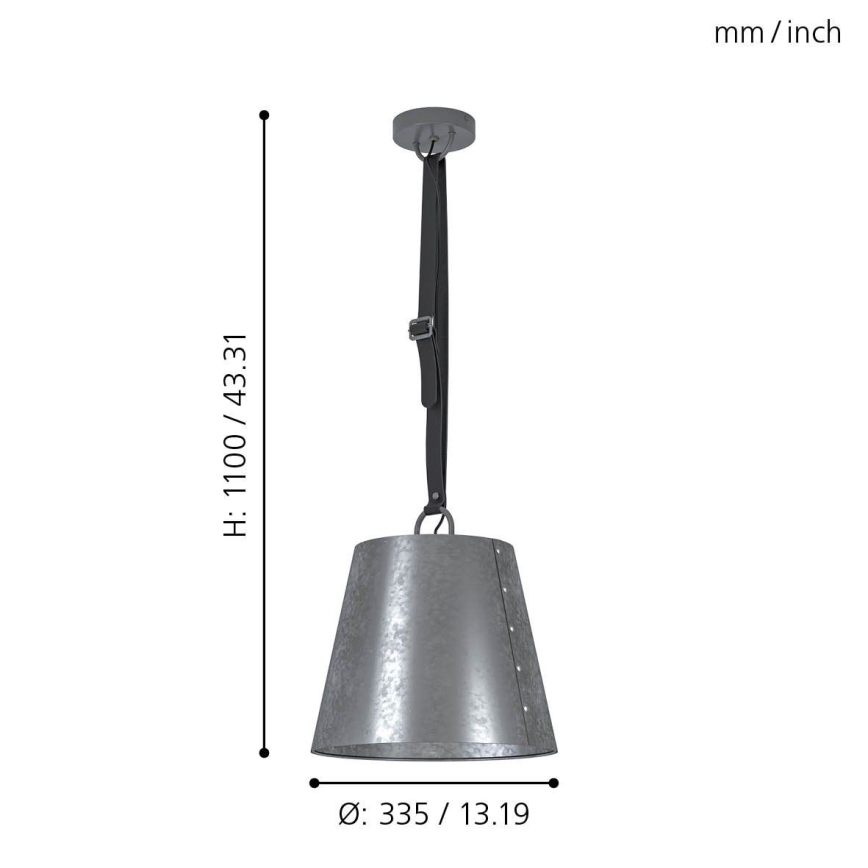 Eglo - Candelabro num fio 1xE27/60W/230V