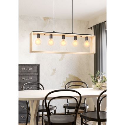 Eglo - Candelabro num fio 5xE27/40W/230V