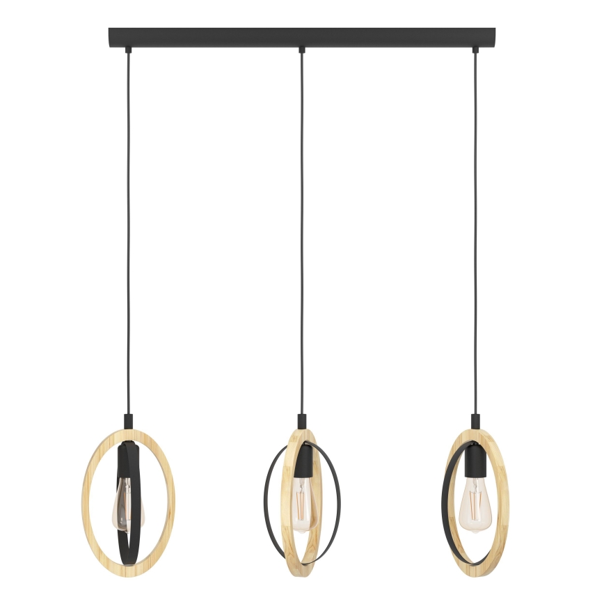 Eglo - Candelabro num fio 3xE27/40W/230V