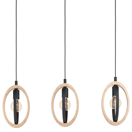 Eglo - Candelabro num fio 3xE27/40W/230V