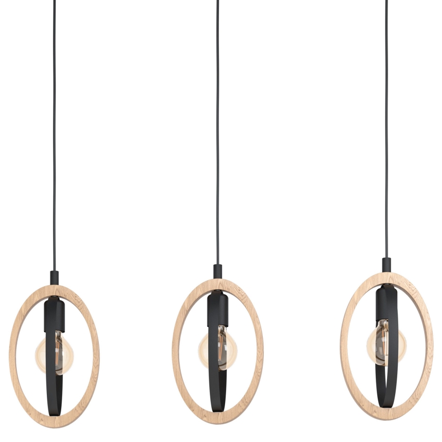 Eglo - Candelabro num fio 3xE27/40W/230V